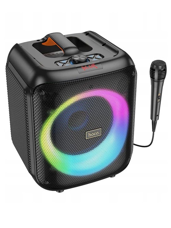 e-Tax  53.61% OFF on HOCO HA1 bluetooth + microphone Powerful Bass Boost  Wireless Speaker Black
