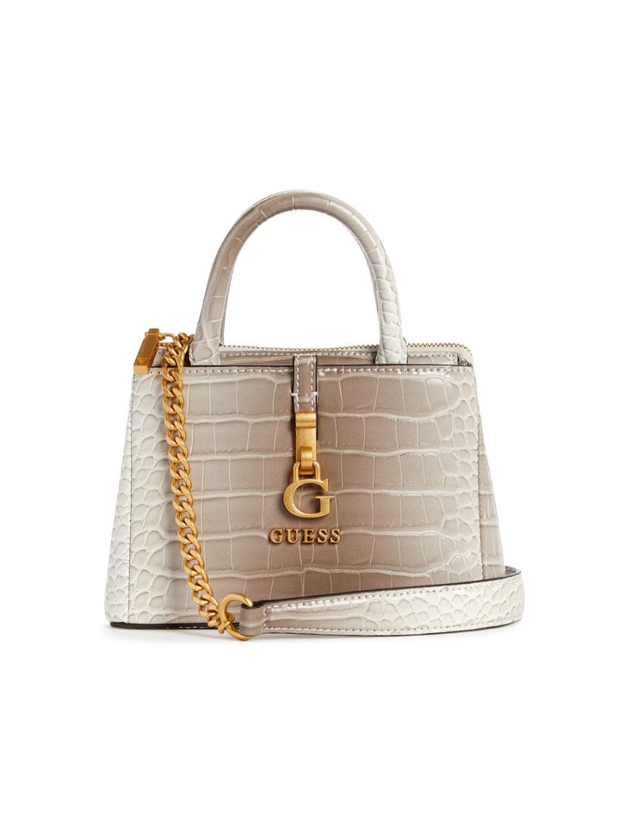 10.0 OFF on GUESS WOMEN G James Mini Satchel Grey