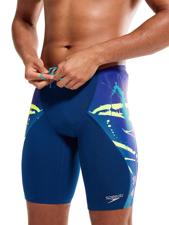 e-Tax  50.0% OFF on SPEEDO BLUE SPEEDO Placement Digital V-Cut Jammer  Men's Swim Shorts