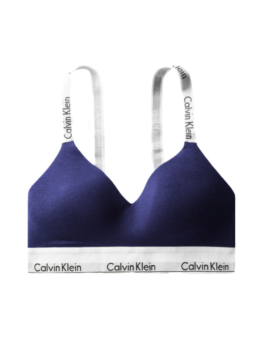Navy blue best sale calvin klein bra