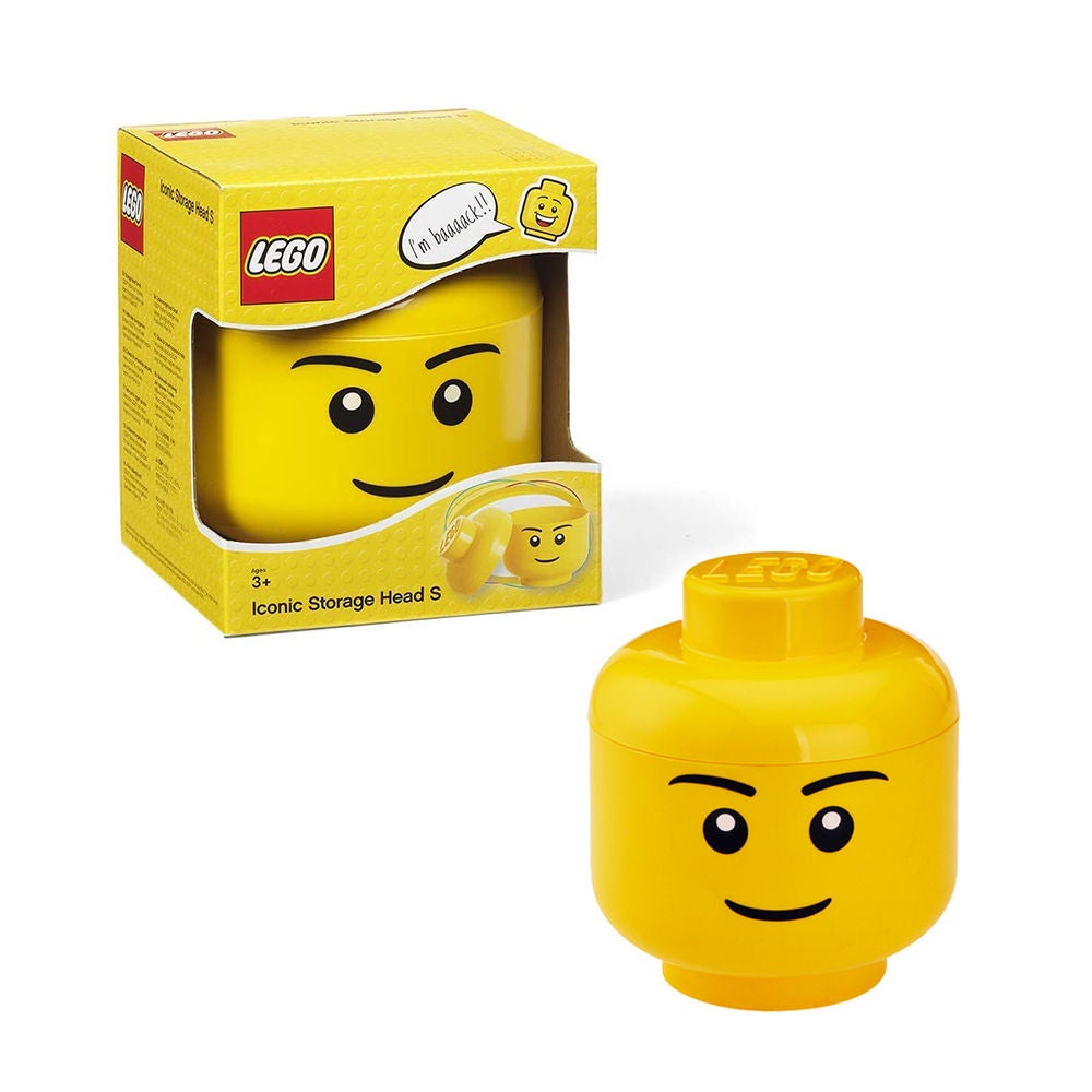 Lego boy on sale storage head