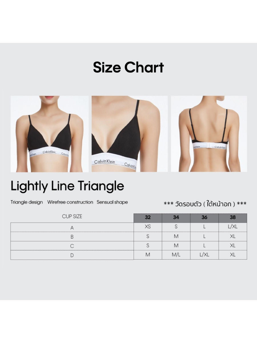 CALVIN KLEIN Women s 1996 Micro Lightly Lined Triangle Bralette