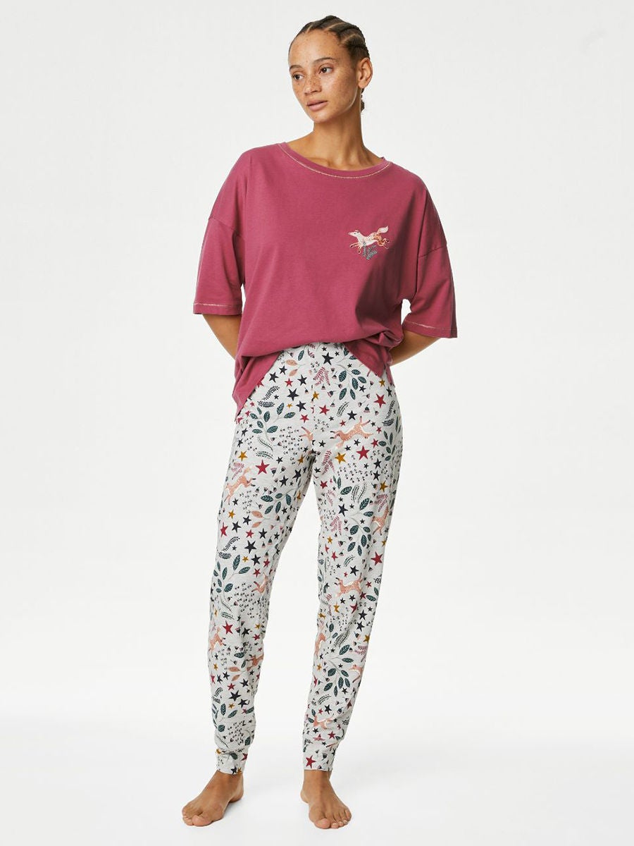 Fox print pajamas cheap