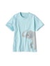 ซื้อ MUJI เสื้อยืดเด็กโต Unisex คอกลมแขนสั้นพิมพ์ลาย (Kids 110-150) CBF04A3S ออนไลน์