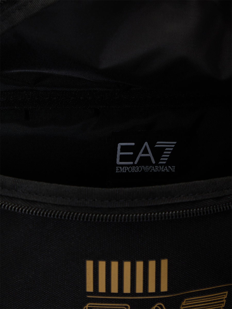 Ea7 Emporio Armani black Logo Wash Bag | Harrods UK