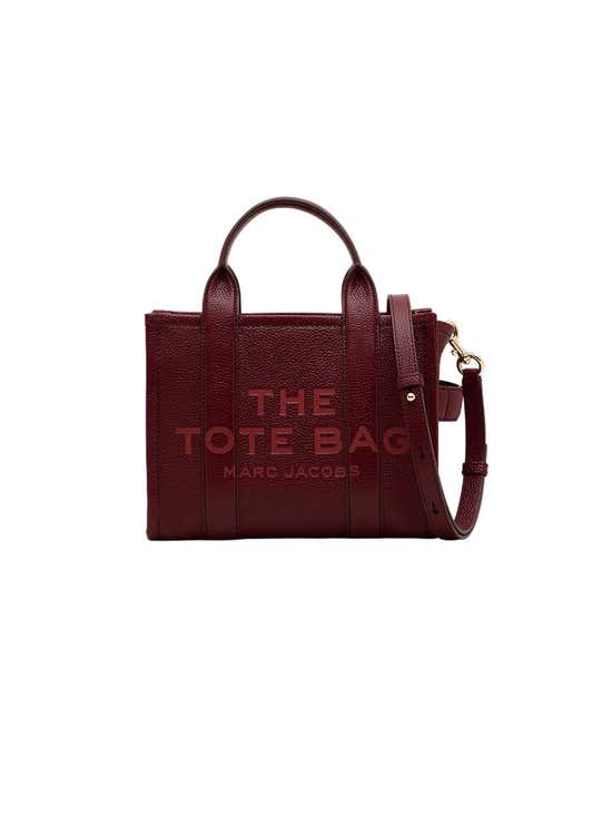 e-Tax, MARC JACOBS THE LEATHER SMALL TOTE BAG CHERRY