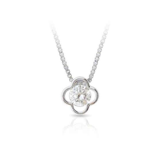 50.0% OFF on BEAUTY DIAMOND Necklace with 99 white diamond pendant