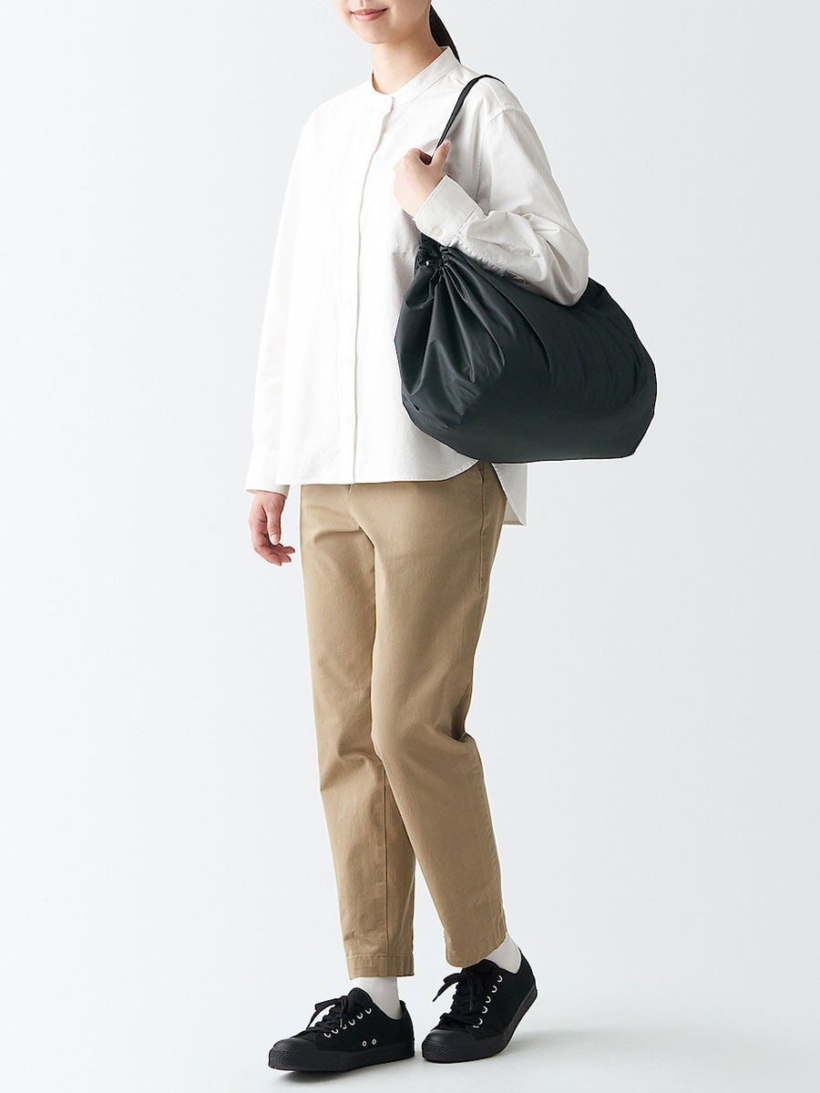 Muji Solid Color Nylon Shoulder Crossbody Bag – StationeryMore