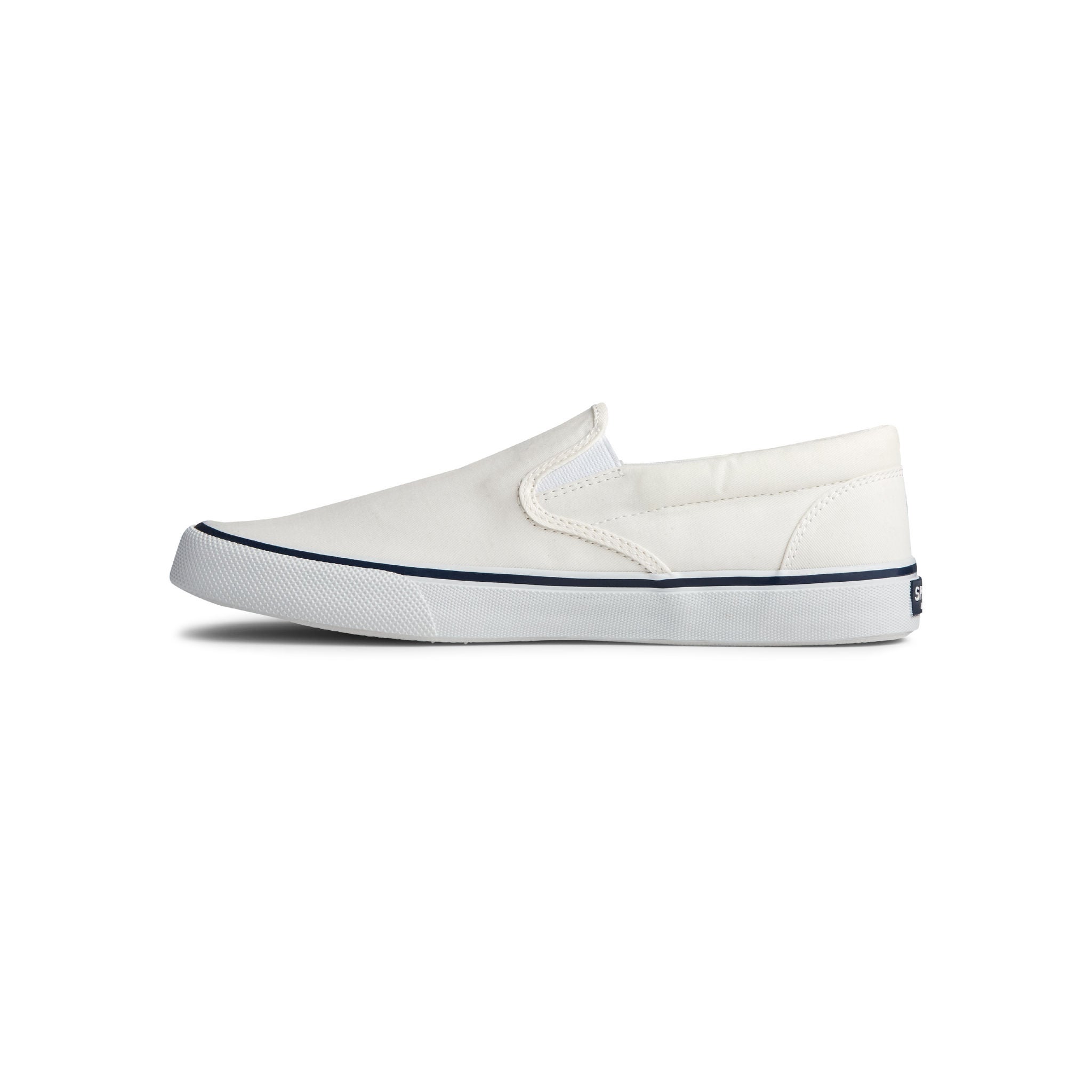 Grey sperry cheap slip ons