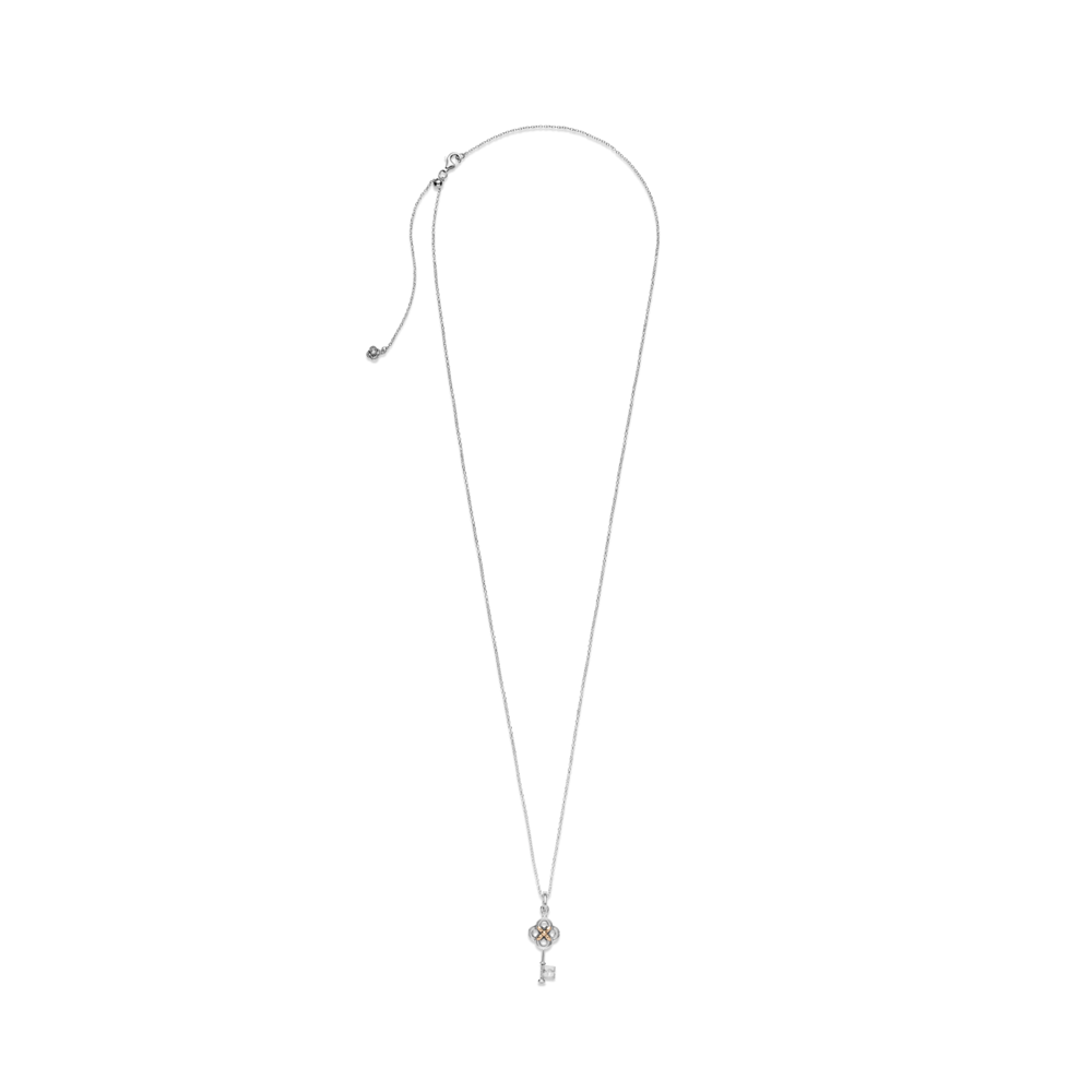 Pandora Pavé Daisy Flower Collier Necklace - Mypanjewelry.com