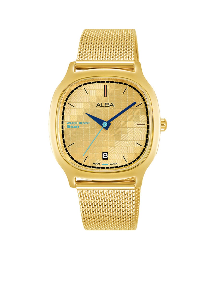 Alba hotsell watch gold