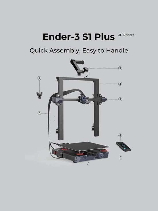 Creality Ender-3 S1 Pro 3D Printer CR Touch Automatic Levelling  High-performance