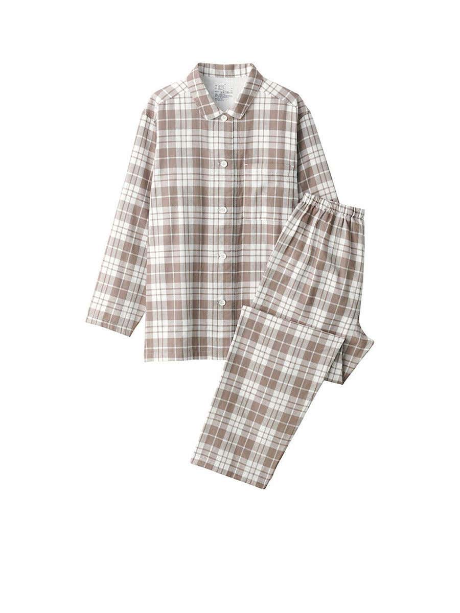 MUJI Side Seamless Double Gauze Pajamas FDA38A2A - Central.co.th