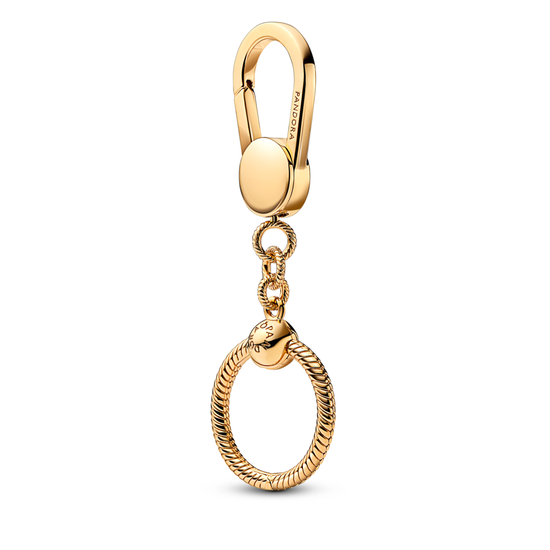 Keychain LV Accessory Wrist Strap with Removable Key Ring Gold-Tone