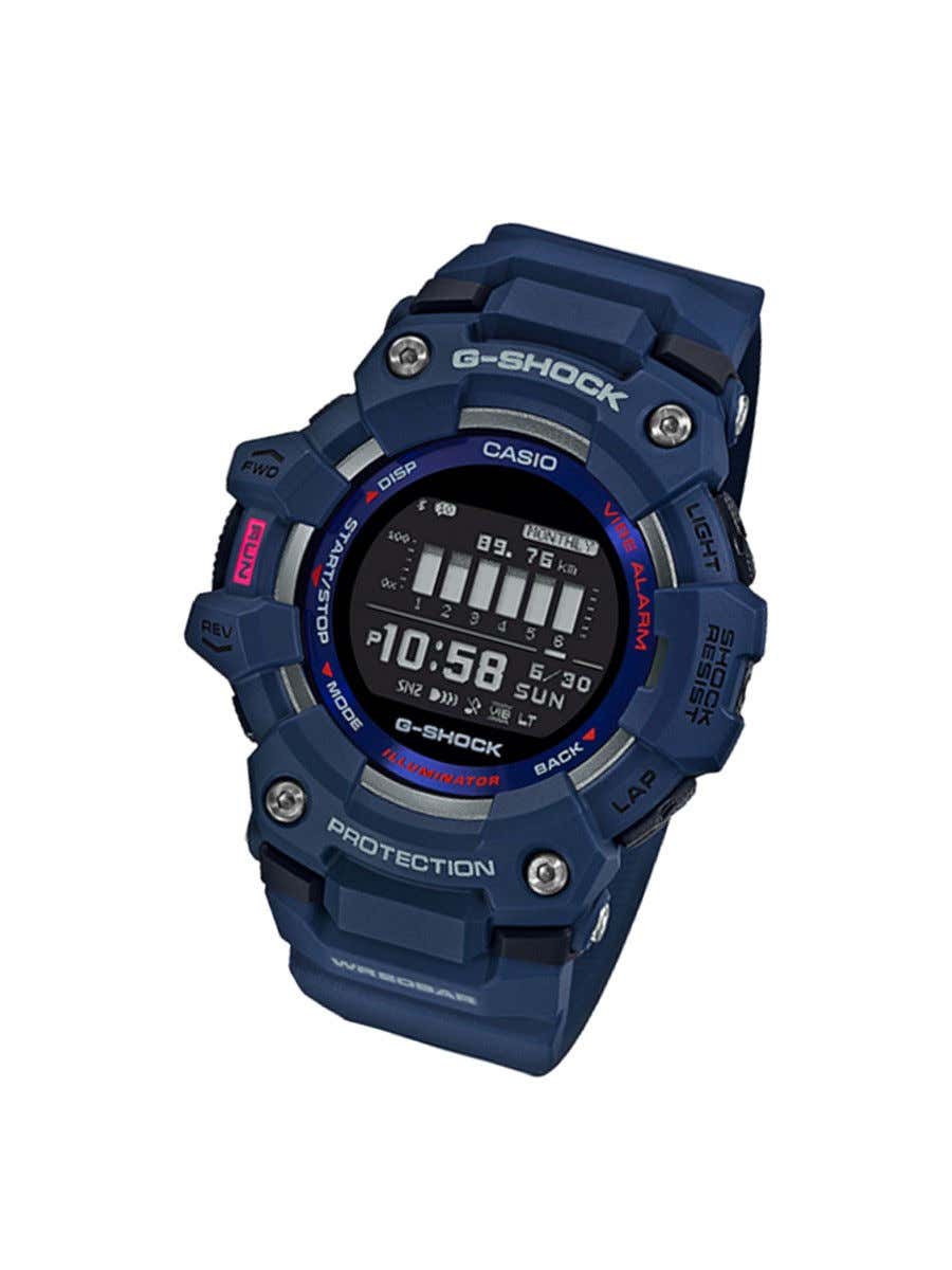 G-SHOCK นาฬิกาข้อมือผู้ชาย GBD-100-2DR สีน้ำเงิน ลด 15.0% Central Online