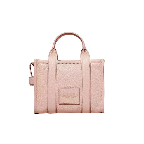MARC JACOBS THE LEATHER SMALL TOTE BAG ROSE