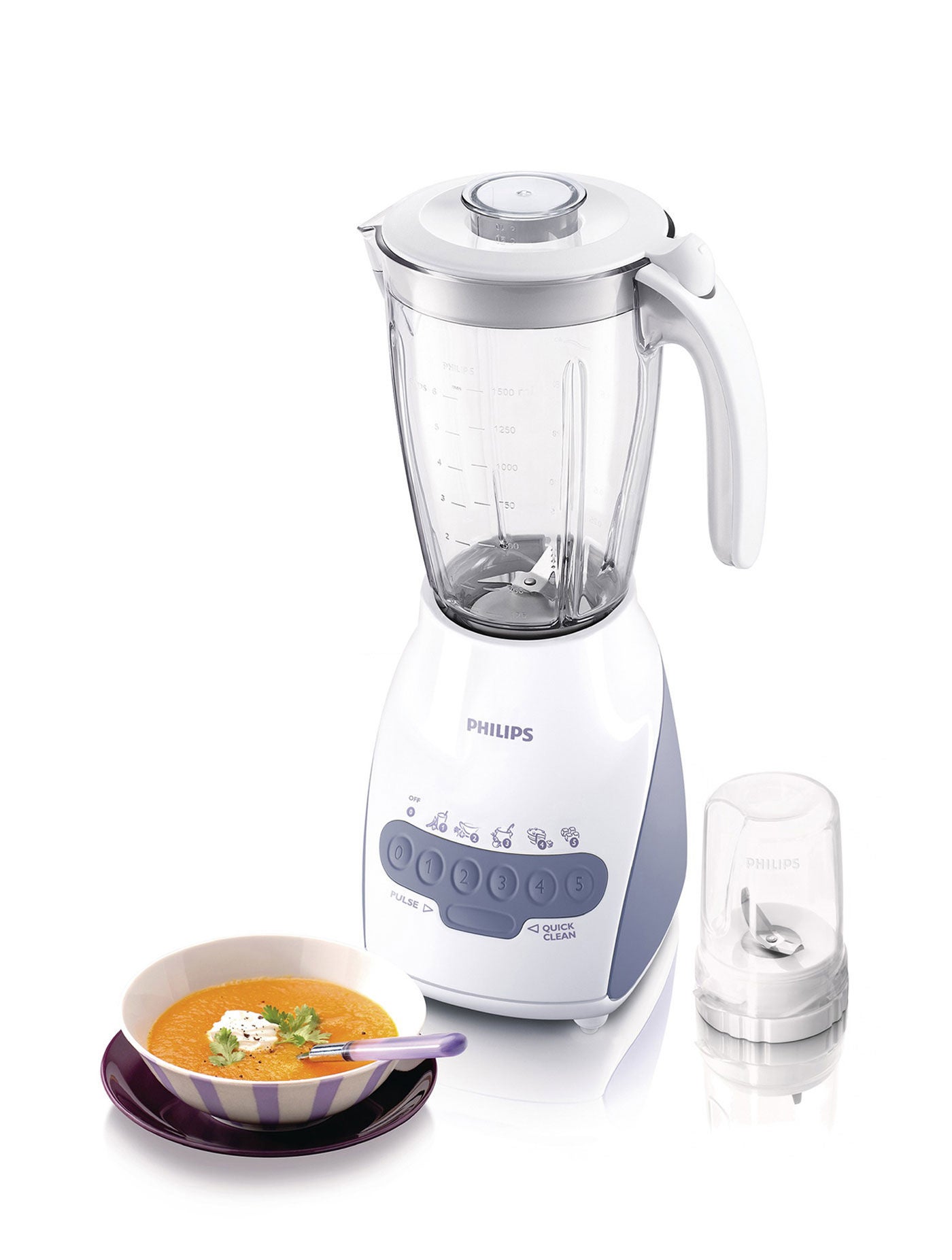 e Tax 37.74 OFF on PHILIPS Fruit Blender HR2115XX Size 2 L. White