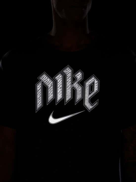 NIKE Men T-Shirt Dri-Fit Run Division Miler Short-Sleeve DX0840-010 ...