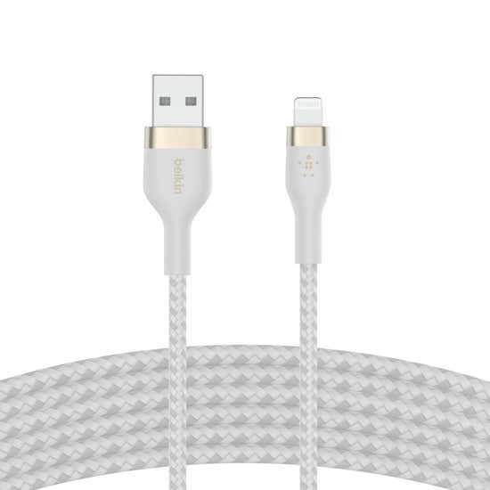 Belkin BOOST↑Charge Pro Flex USB-A Cable with Lightning Connector (1m)