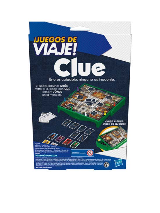 CLUE JUEGO DE VIAJE - Hasbro Games