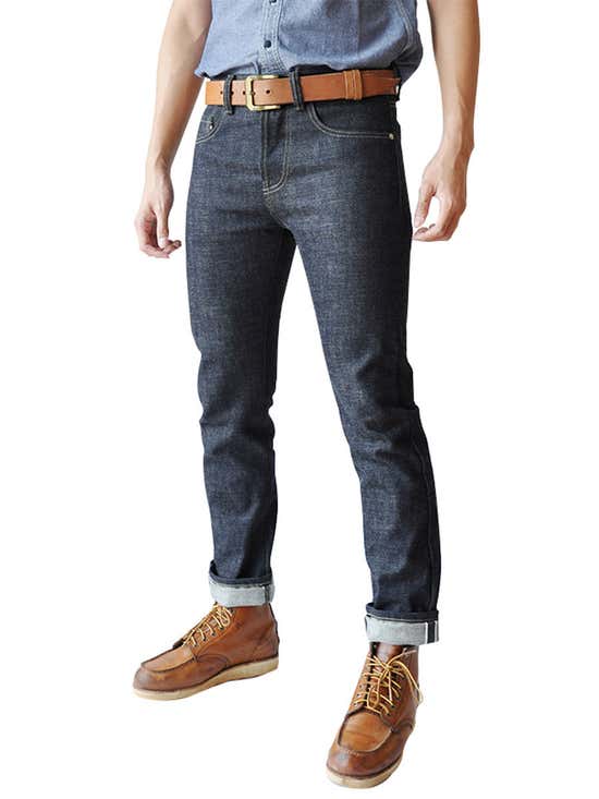 e-Tax | Simple&Raw Heavy Rodeo Regular Fit Jeans Sk829-3-26 Deep Blue