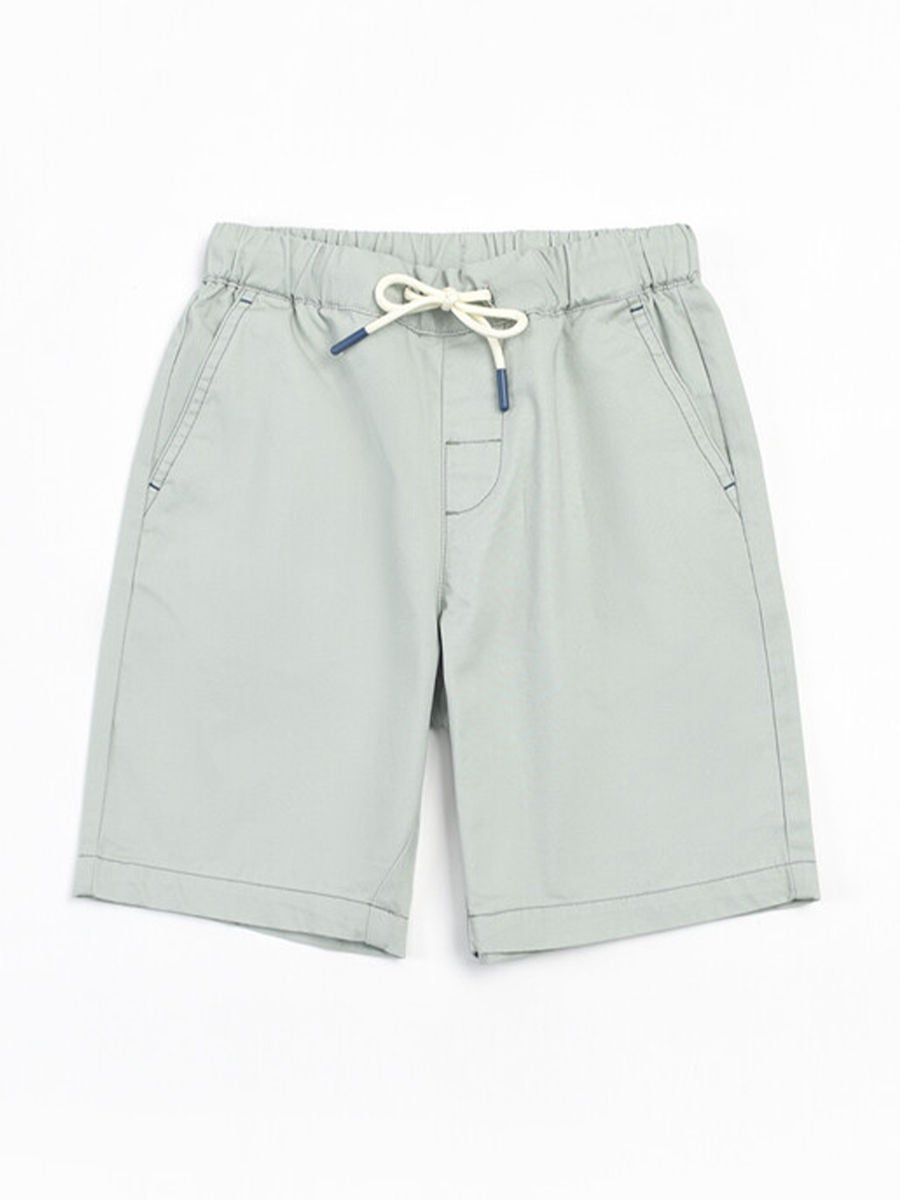 20.25 OFF on GIORDANO Junior s Cotton Twill Shorts Frosty Pine Green