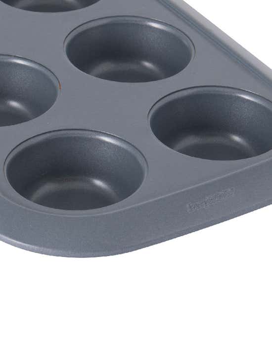 BergHOFF Balance Non-Stick Carbon Steel 6-Cup Cupcake Pan 2.5