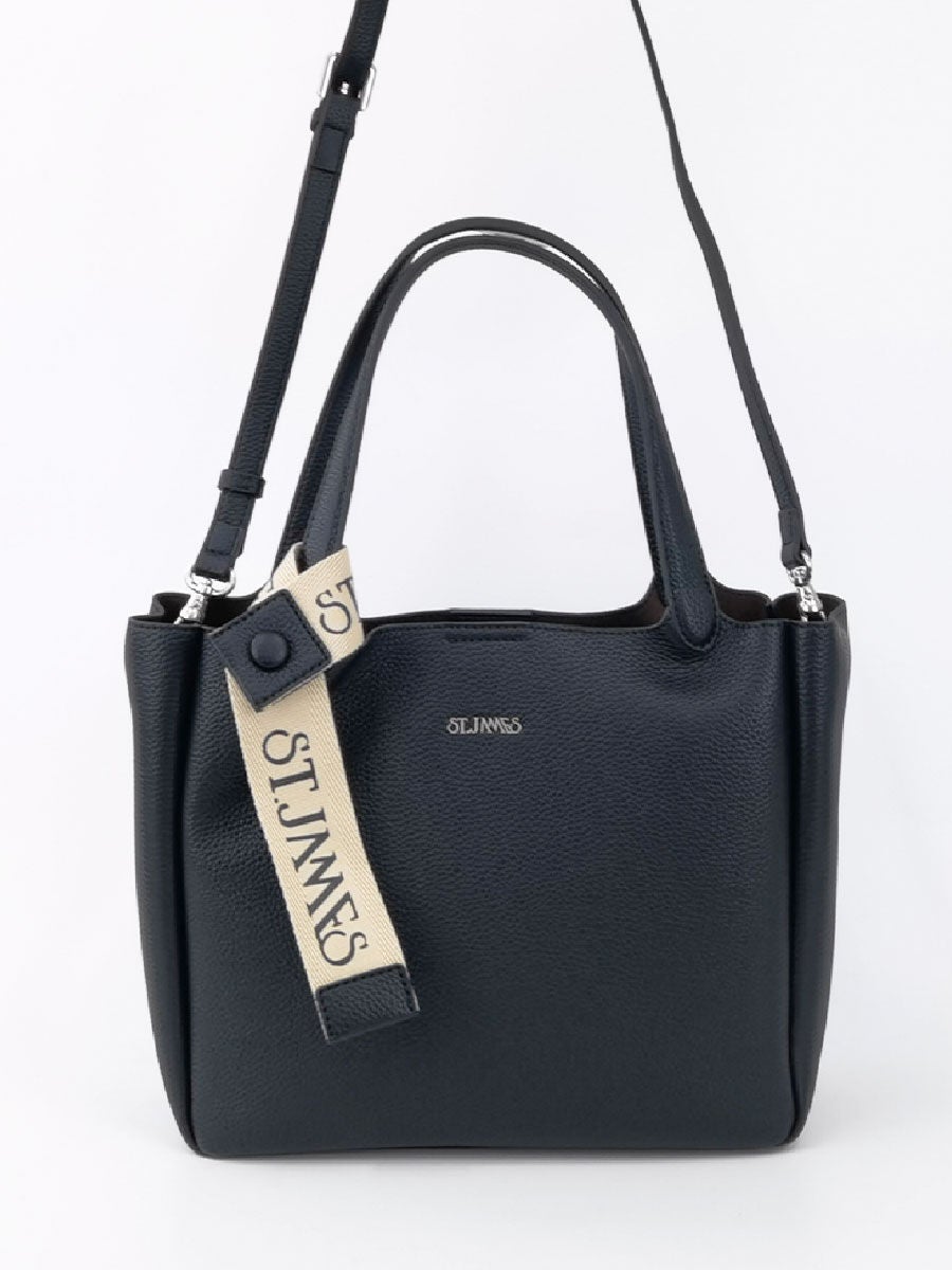 ST.JAMES WOMEA HANDBAGS BUDAPEST BLACK Central .th e Tax