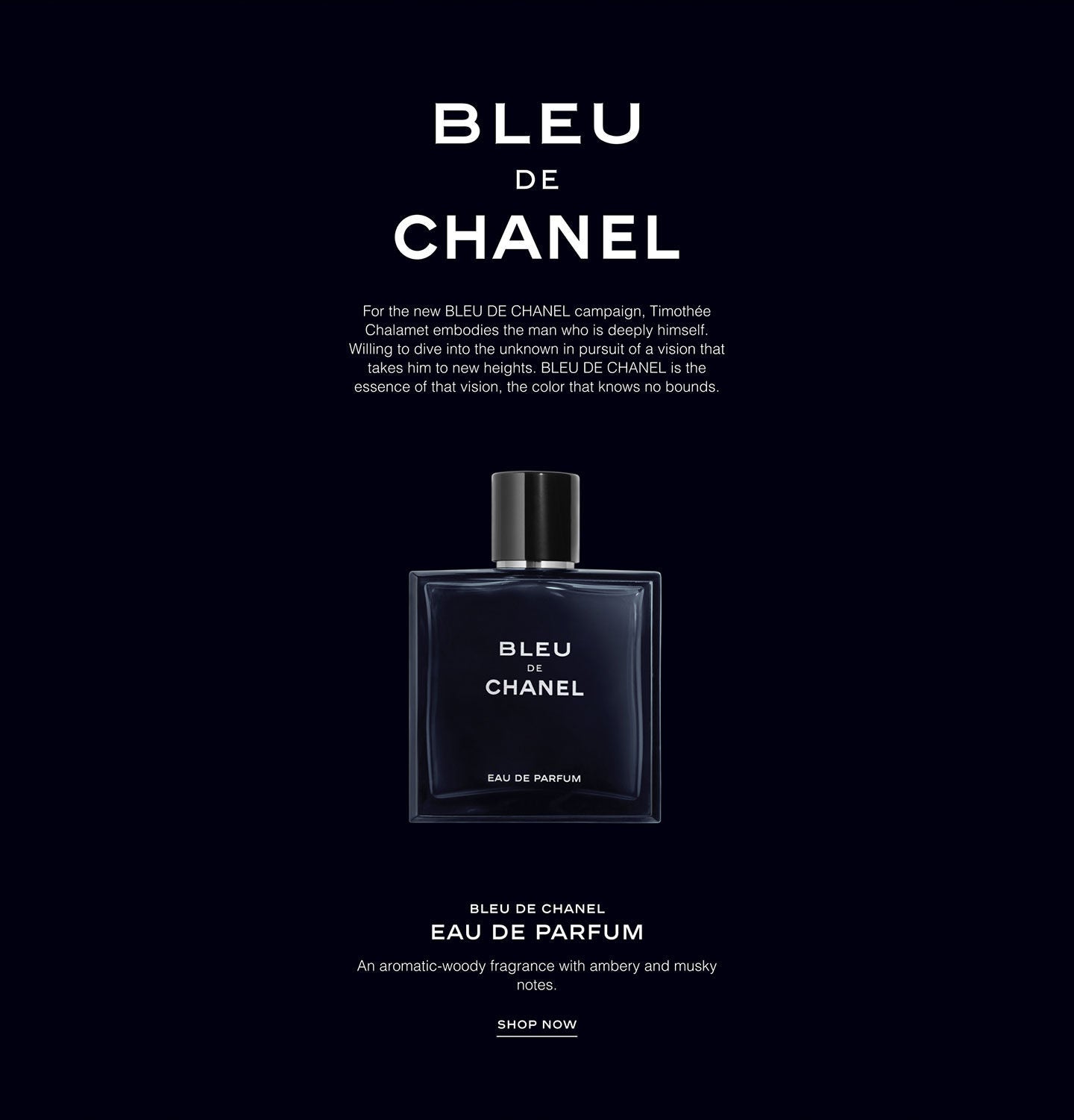 Chanel bleu central deals