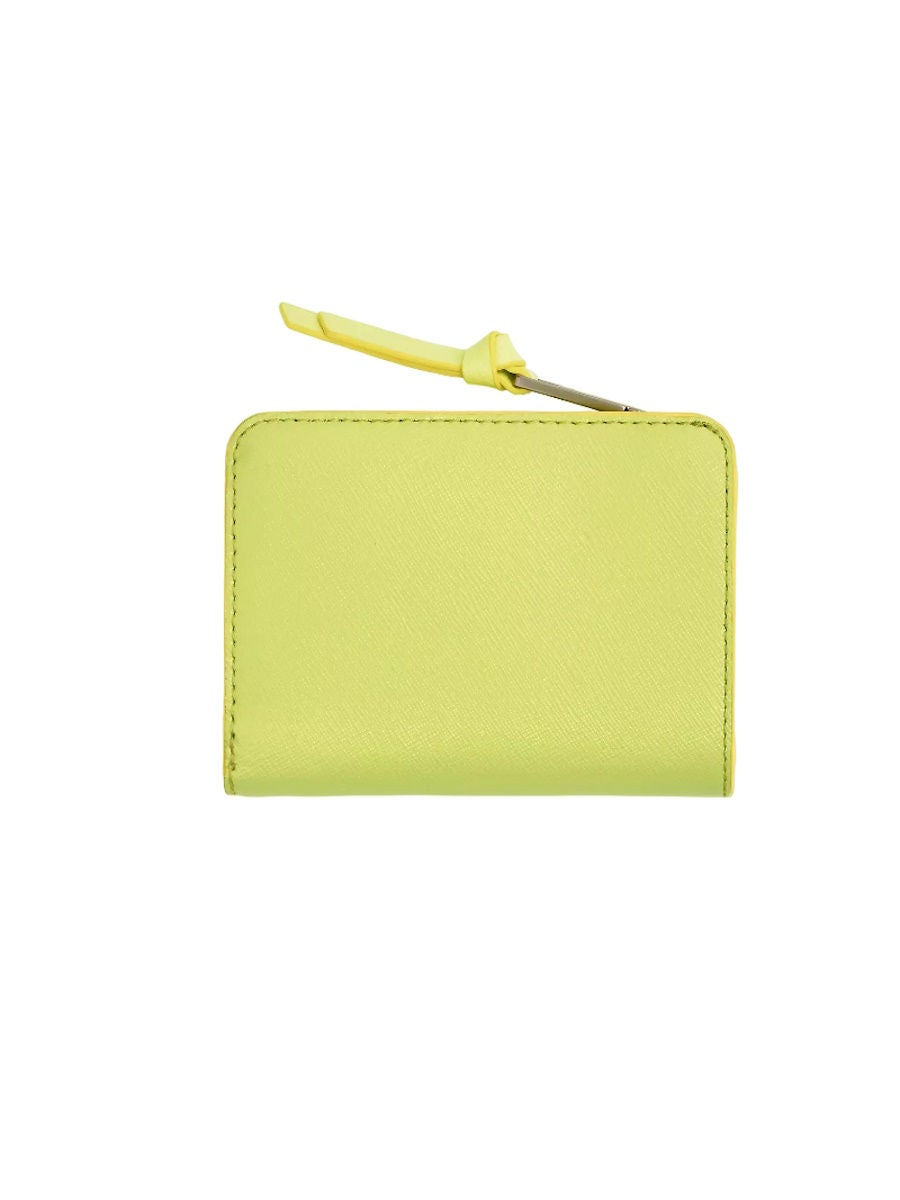 MARC JACOBS THE UTILITY SNAPSHOT MINI COMPACT WALLET LIMONCELLO