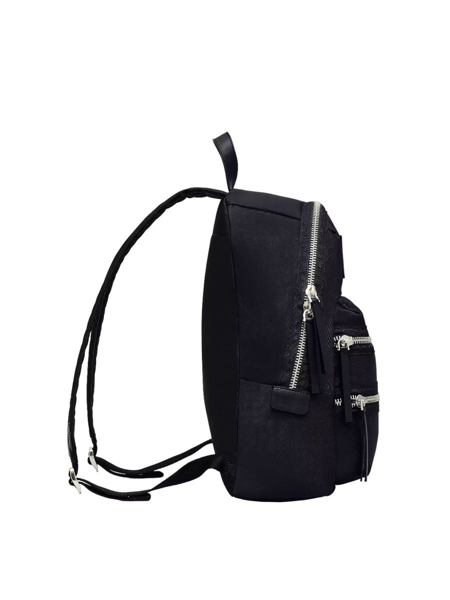 e Tax MARC JACOBS THE BIKER NYLON LARGE BACKPACK BLACK Central