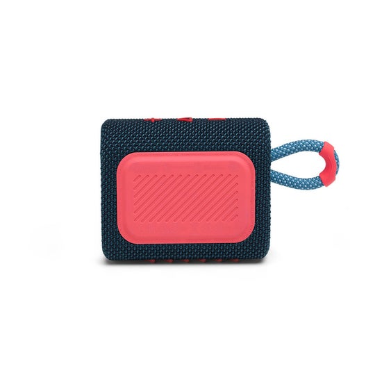 JBL Go 3 Portable Waterproof Wireless IP67 Dustproof Outdoor Bluetooth  Speaker (Blue Pink)