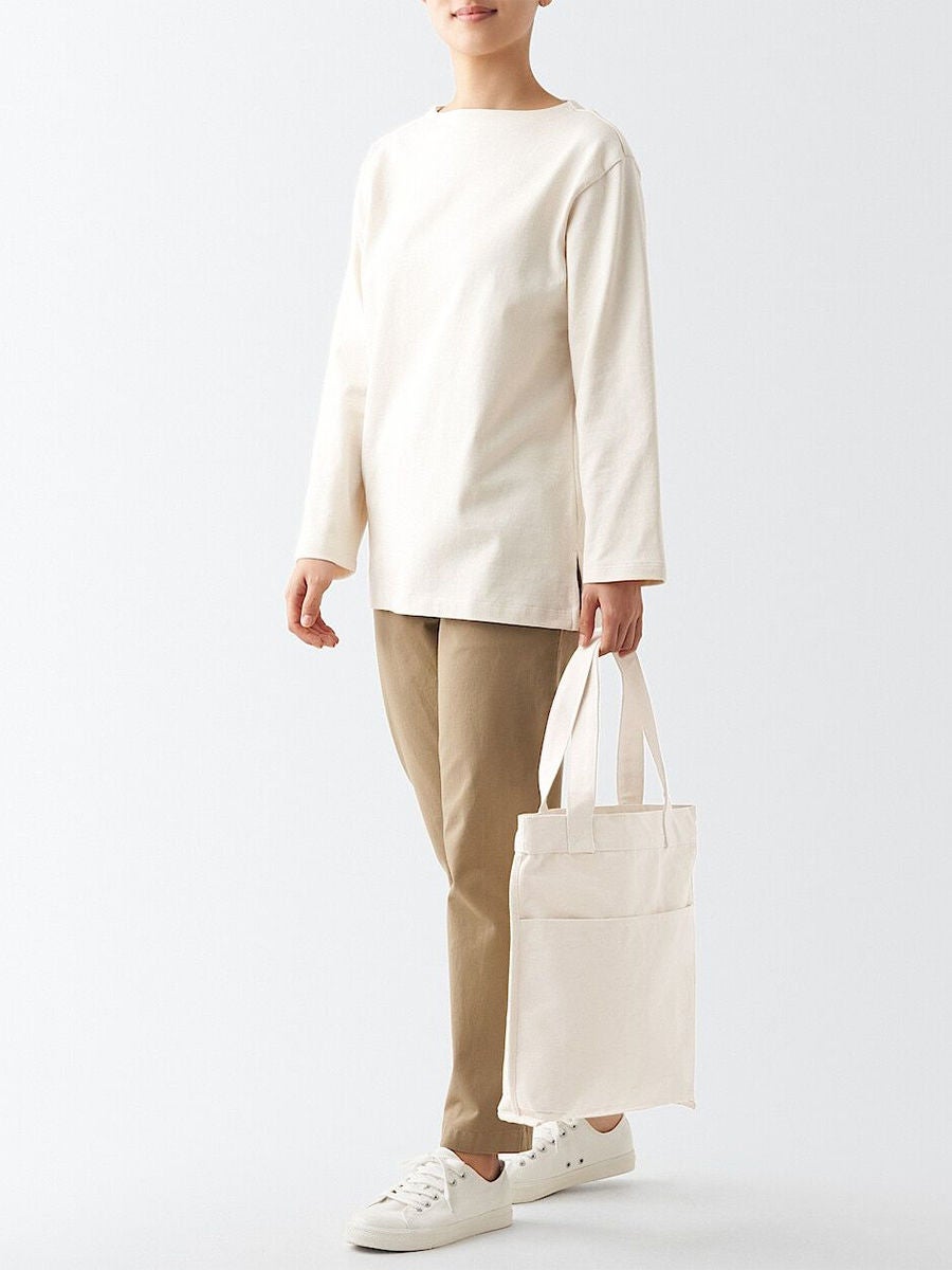 Muji canvas sales tote bag
