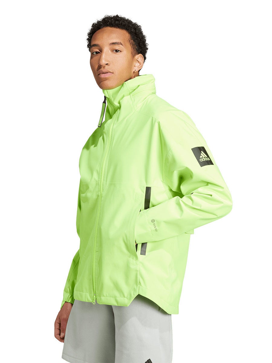 ADIDAS Men Jacket Myshelter Rain.RDY Green AD001AP888DNTH