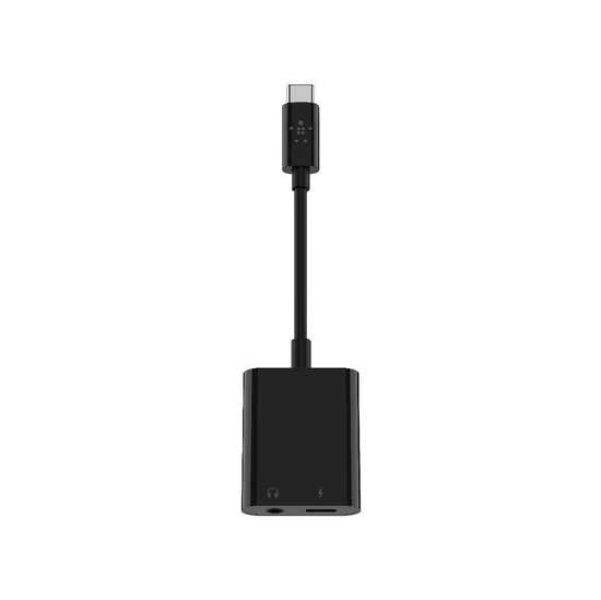 e-Tax, BELKIN RockStar™ 3.5mm Audio + USB-C™ Charge Adapter Black