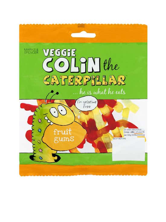 Marks & Spencer Veggie Colin The Caterpillar Fruit Gums - Central.co.th