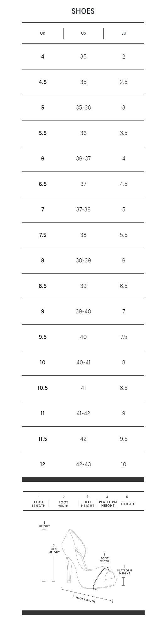 Steve madden shoe size outlet