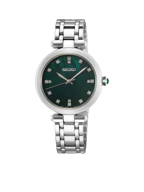 15.0% OFF on SEIKO Quartz Watch Model SRZ535P Green
