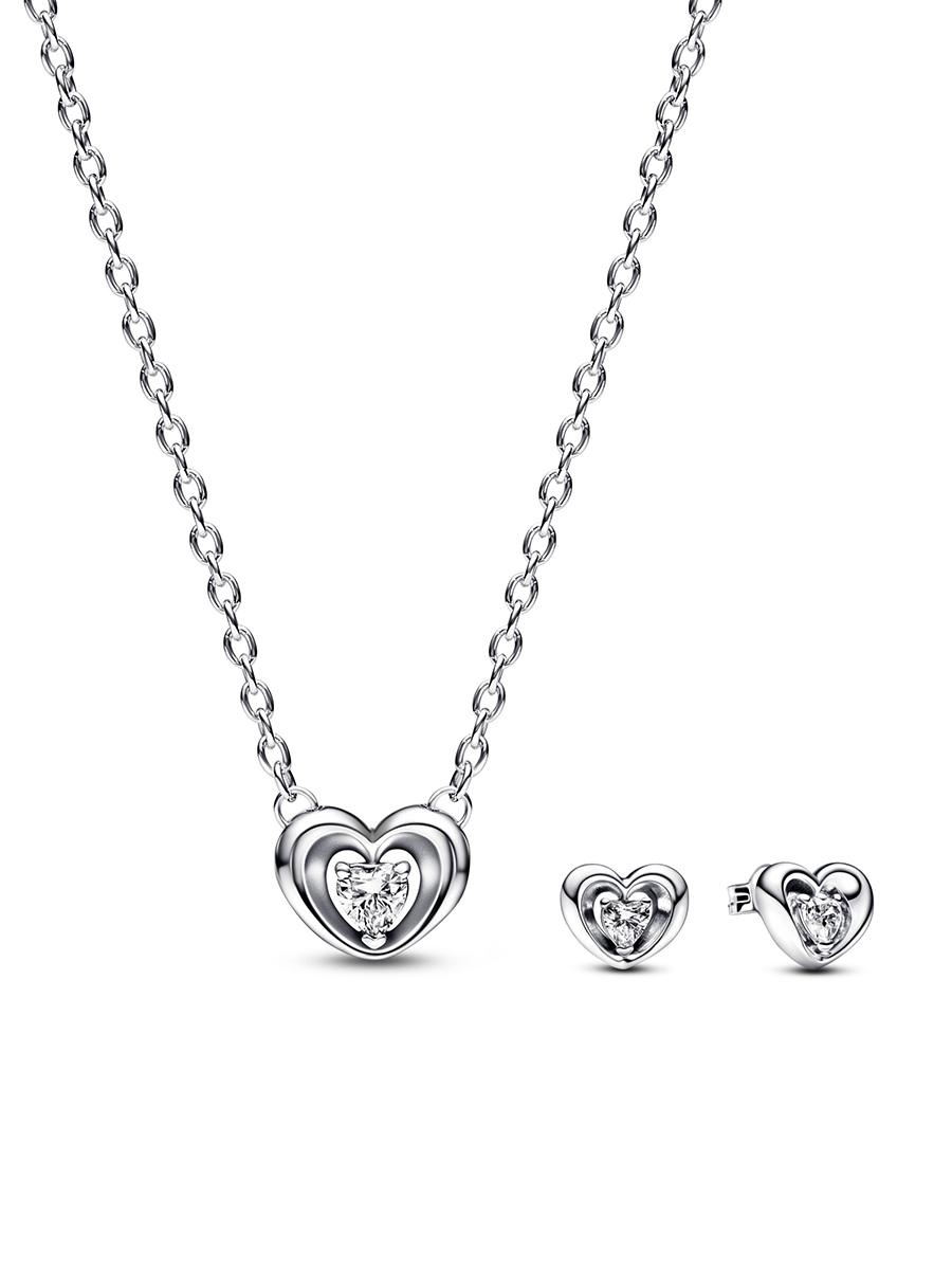 Sparkling Heart Collier Necklace | PANDORA