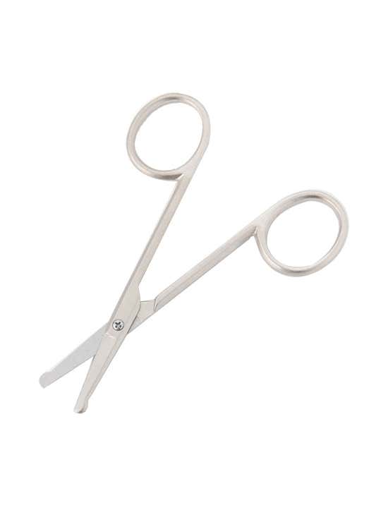 for left hand MUJI japan Stainless steel scissors clear with cap