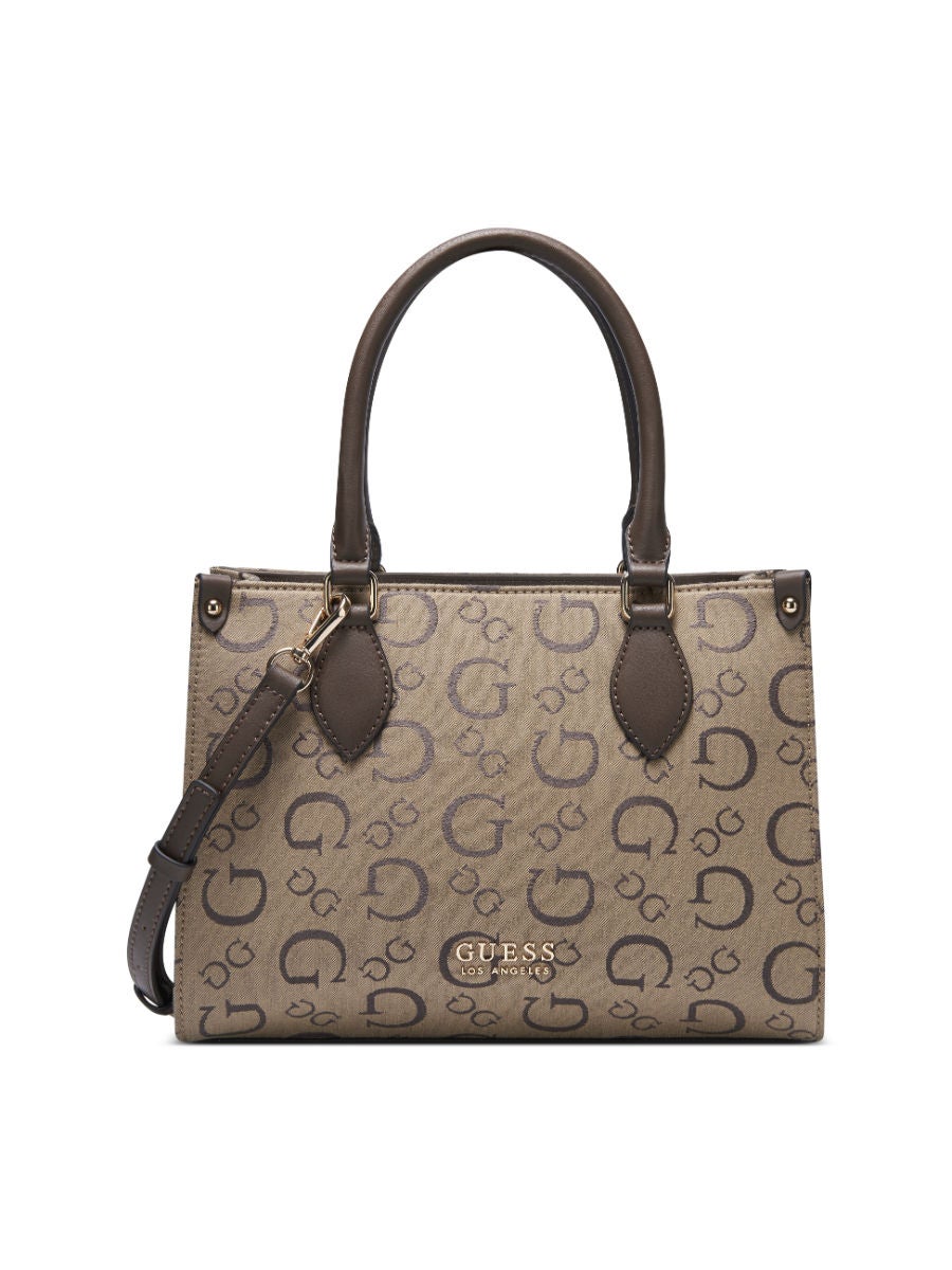 60.0% OFF on GUESS WOMEN Oak Park Small Carryall Brown