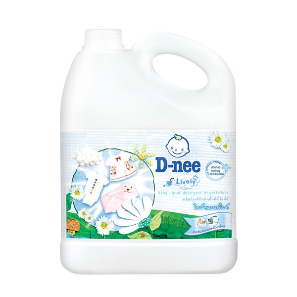D-NEE ผลิตภัณฑ์ซักผ้าเด็ก กลิ่น Lively Bright &amp; White