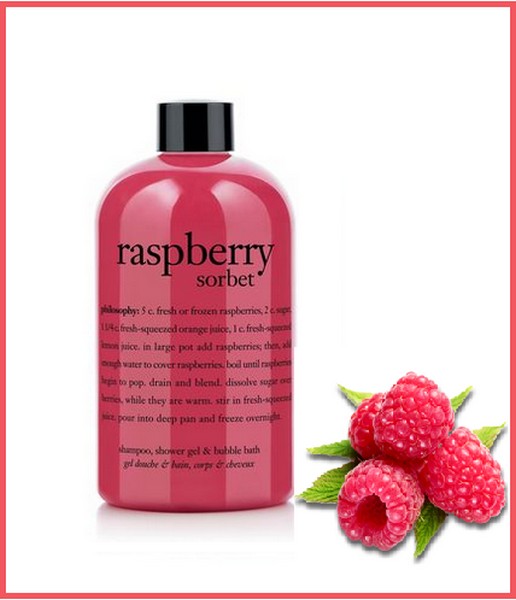 Philosophy raspberry sorbet shower gel