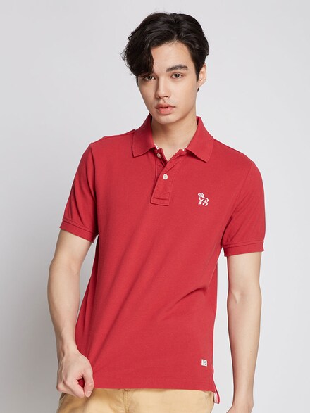 CHINESE NY 5 DEFRY 01 RED POLO