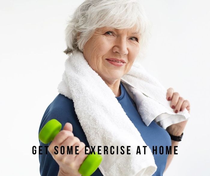 Seniors Exercise at Home