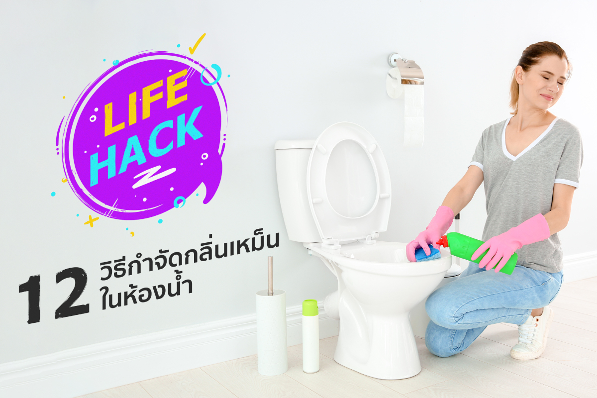Life Hack 12 วิธีกำจัดกลิ่นเหม็นในห้องน้ำ