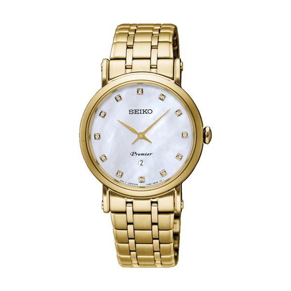 SEIKO นาฬิกาข้อมือ รุ่น SXB434P สีทอง