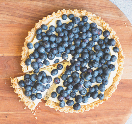Blueberry Cheese Pie-1