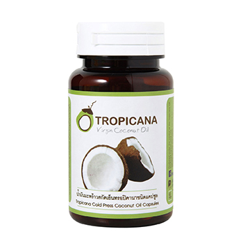 TROPICANA 100% Cold Pressed Virgin Coconut Oil 60 Capsules