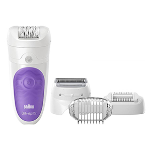 BRAUN เครื่องถอนขนไฟฟ้า รุ่น SE5541 สีขาว